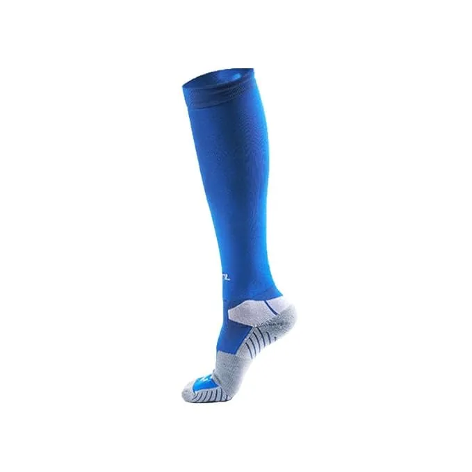 TOTAL Elite Football Stocking Blue/White Size L