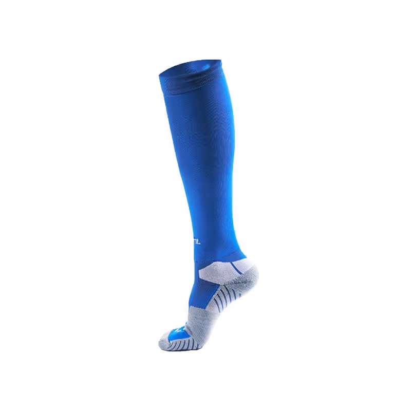 TOTAL Elite Football Stocking Blue/White Size L