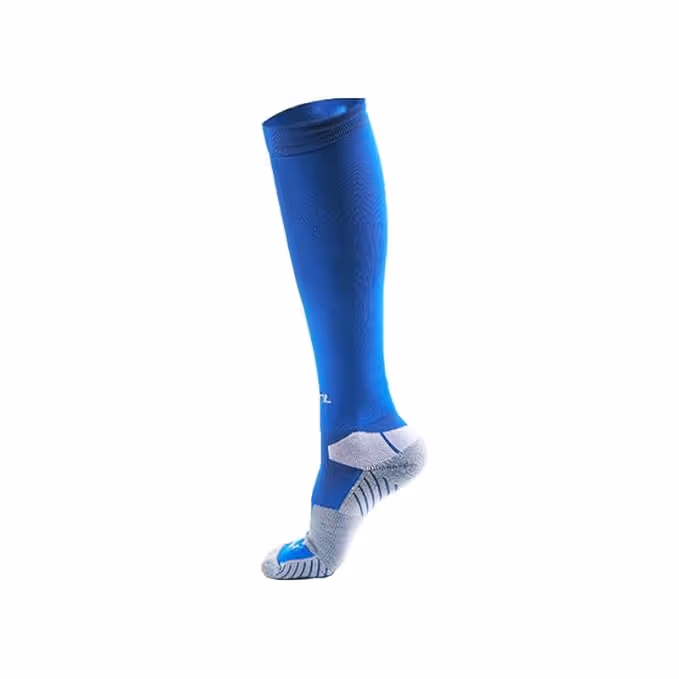 TOTAL Elite Football Stocking Blue/Grey Size L