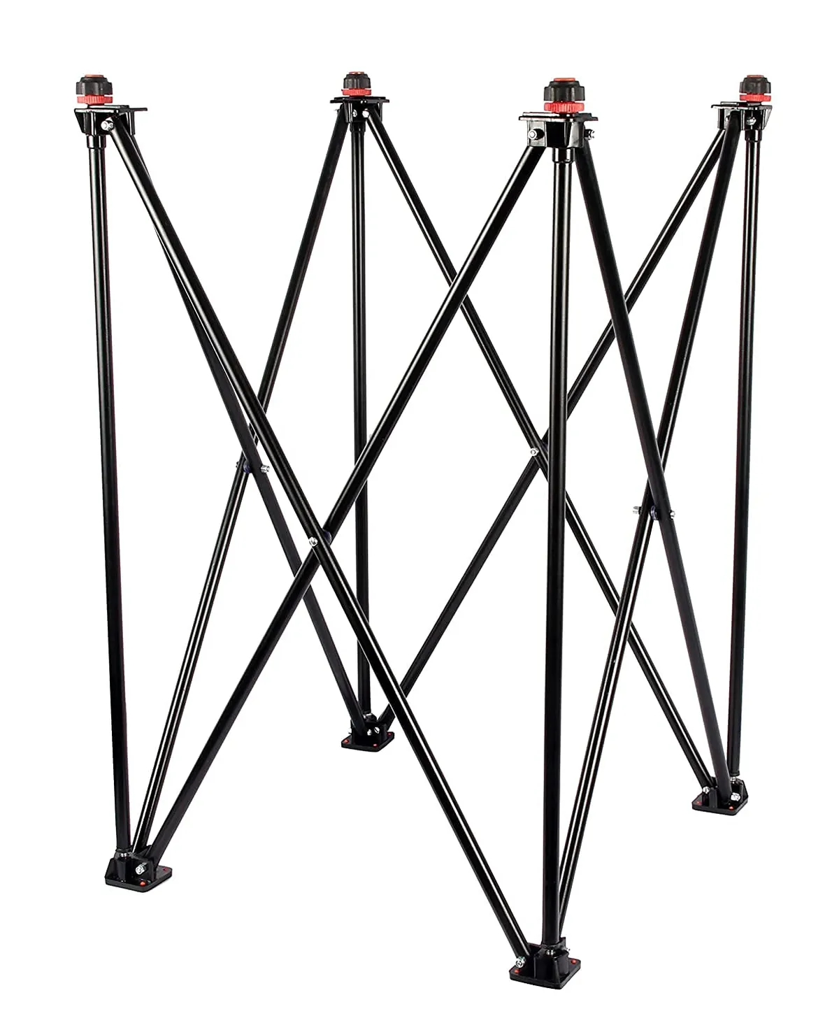 Total ASI TS-139 Foldable Carrom Board Stand Lightweight Adjustable Knobs Portable