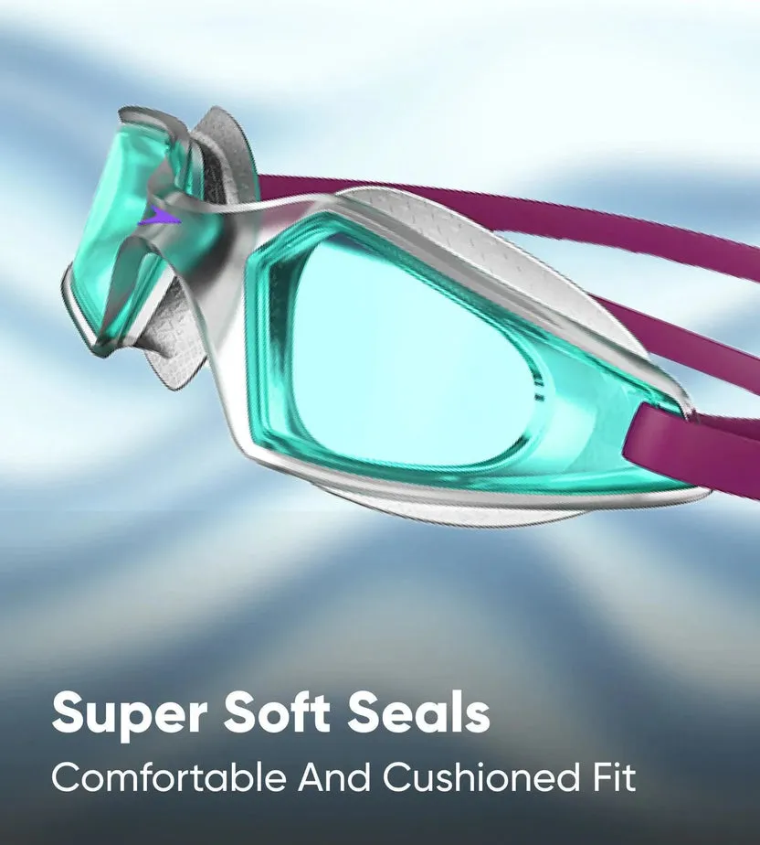 Speedo Hydropulse Junior Swim Goggles Purple/Blue One Size (Junior)