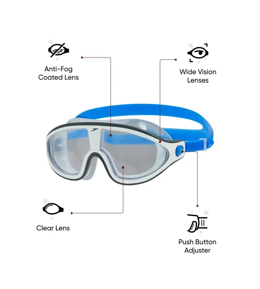 Speedo Biofuse Rift Swim Goggles Blue/Clear One Size (Adults)