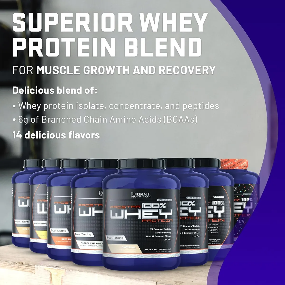 Ultimate Nutrition Prostar 100% Whey Protein Cocoa Mocha 2.39kg 80 Servings 25g Protein
