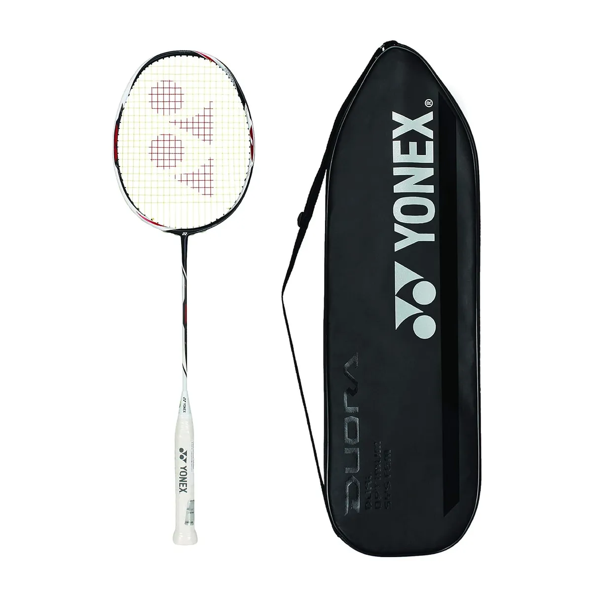 YONEX DUORA Z STRIKE G4 3U Badminton Racquet - Black & White