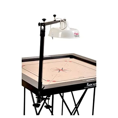 Precise LS03 Tournament Carrom Lamp Shade Aluminium Dome with Electric Fitting Stand
