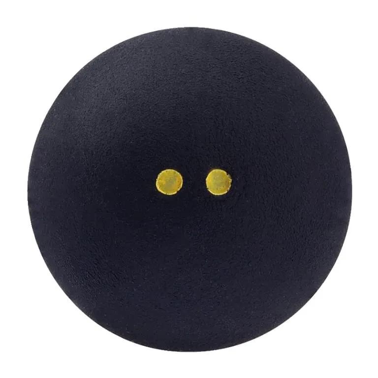 Dunlop Double Yellow Dot Pro Squash Ball WSF PSA Official