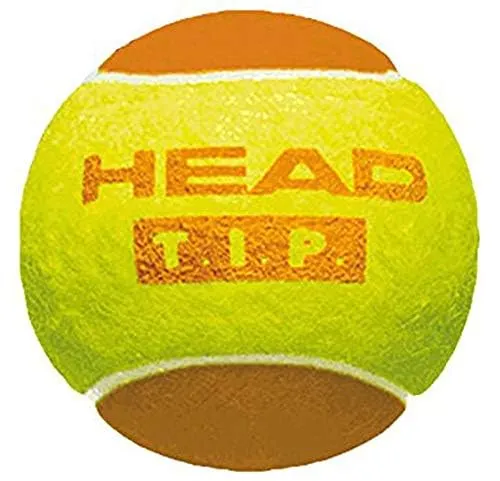 HEAD TIP-2 Orange Junior Tennis Ball Pressureless 50 Percent Slower