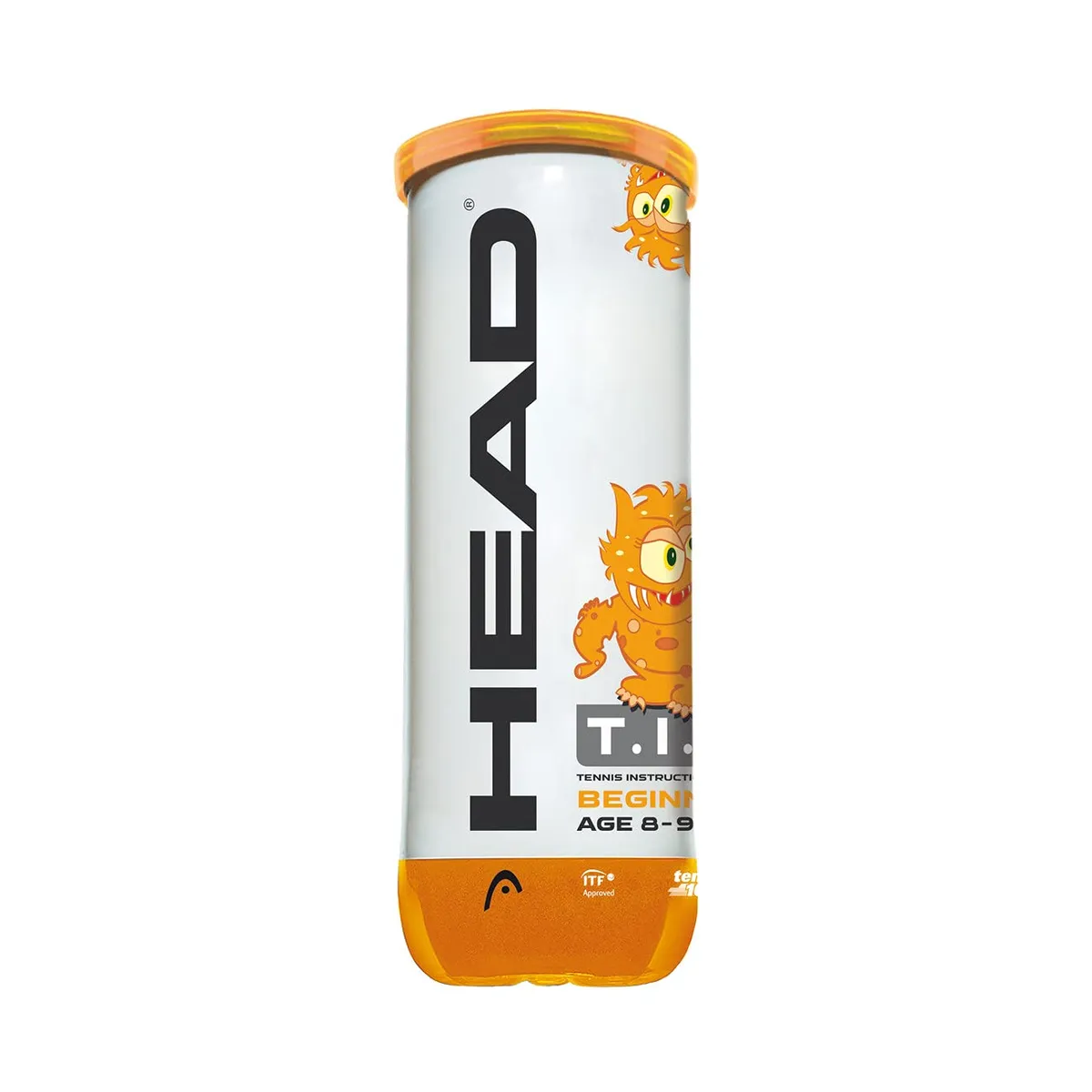 HEAD TIP-2 Orange Junior Tennis Ball Pressureless 50 Percent Slower