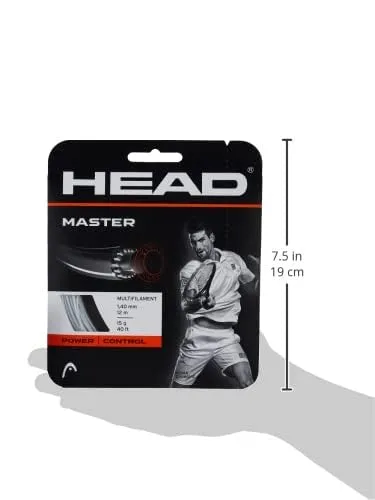 HEAD Master Tennis String Set White 16 Gauge 1.30mm