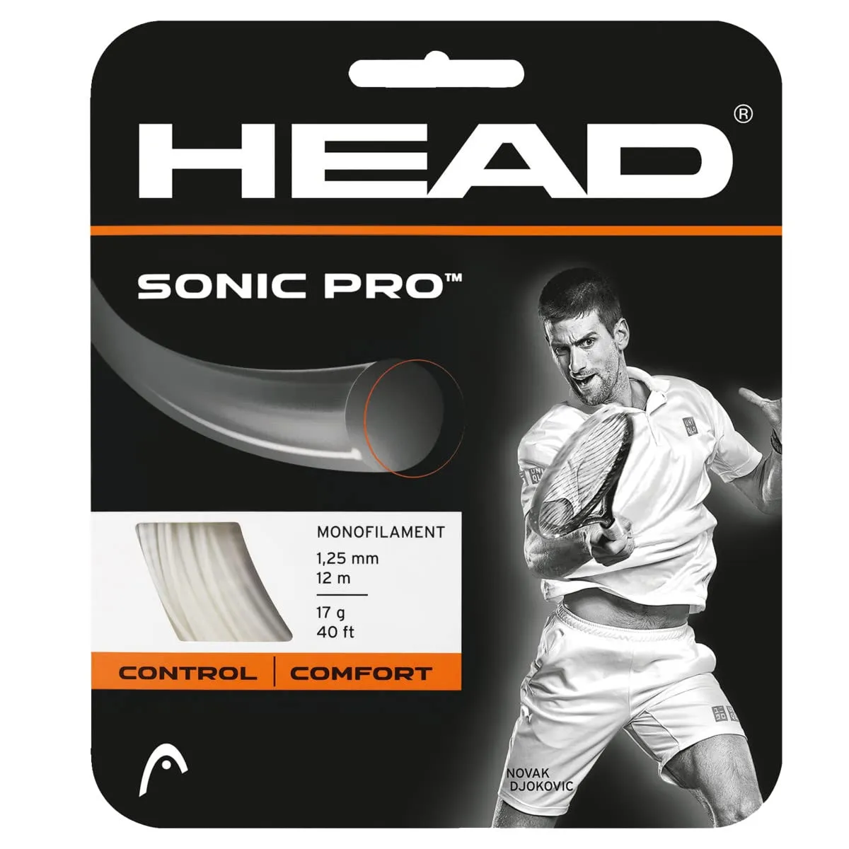 HEAD Sonic Pro Tennis String Set White 16 Gauge 1.30mm