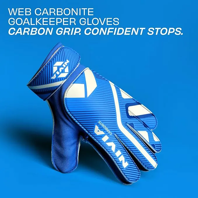 Nivia G/Web Goalkeeper Gloves Size S