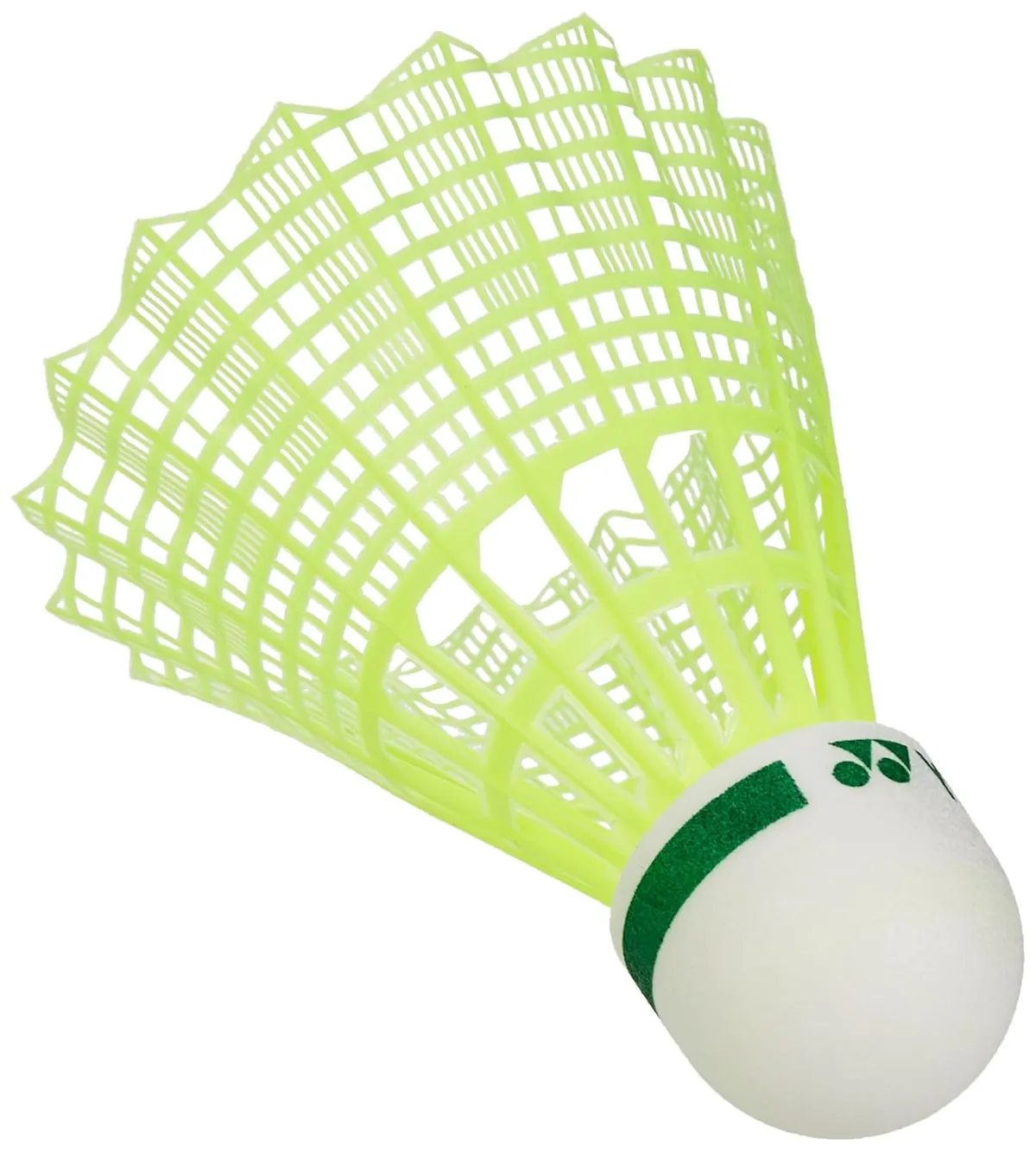 Yonex Mavis 10 Nylon Badminton Shuttlecock Green Yellow Green Cap Pack of 6