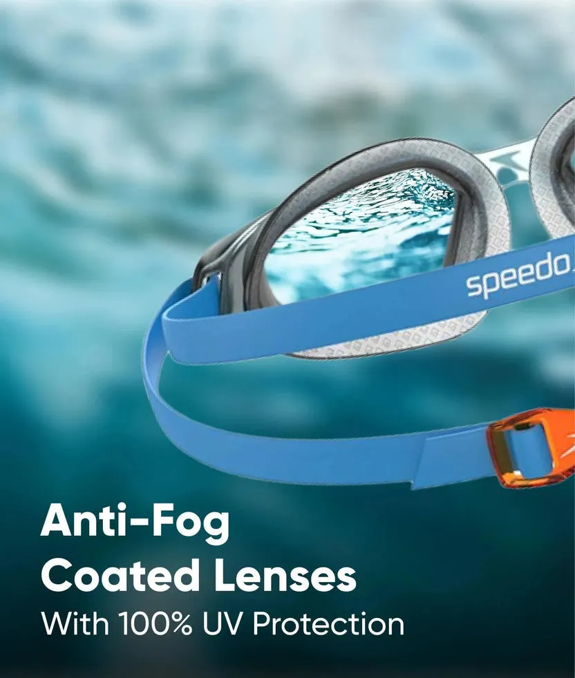 Speedo Hydropulse Junior Swim Goggles Blue/Smoke One Size (Junior)