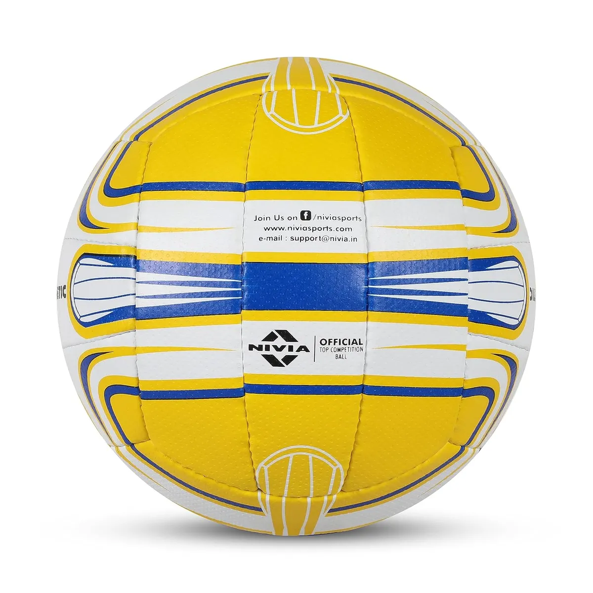 Nivia VB-474 Super Synthetic Volleyball Natural Rubber 18-Panel Size 4