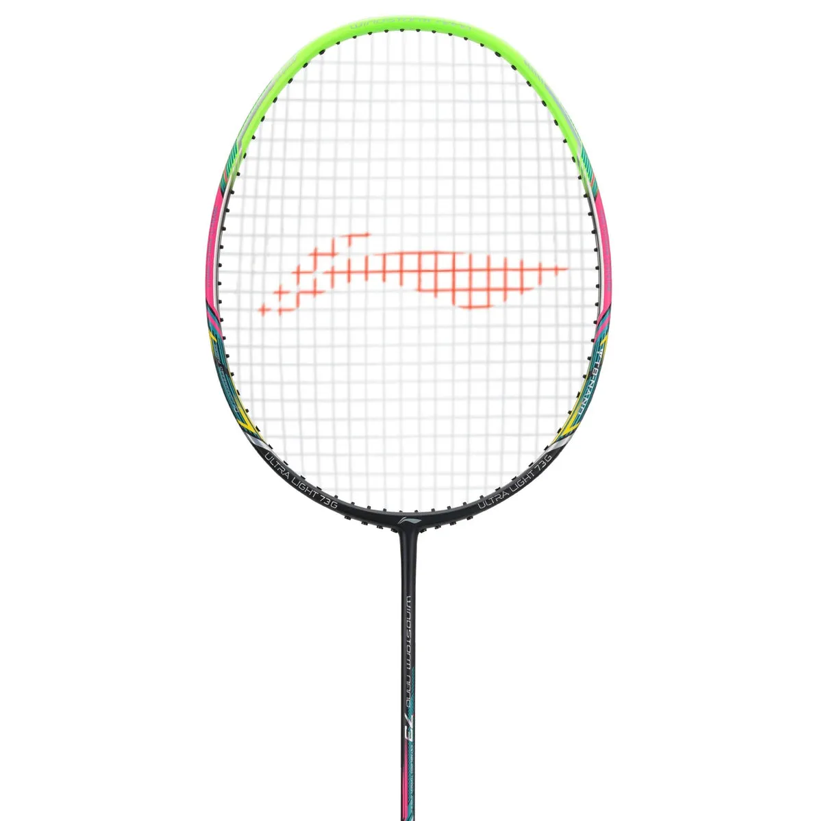 Li-Ning Windstorm Nano 73 Badminton Racquet Head Heavy Black Green
