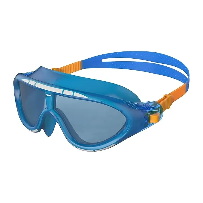 Speedo Rift Junior Swim Goggles Blue/Orange One Size (Junior)