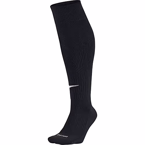 Nike Classic II Football Knee High Socks Black/White Size M