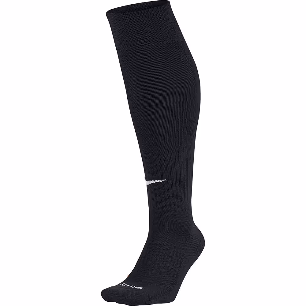 Nike Classic II Football Knee High Socks Black/White Size M