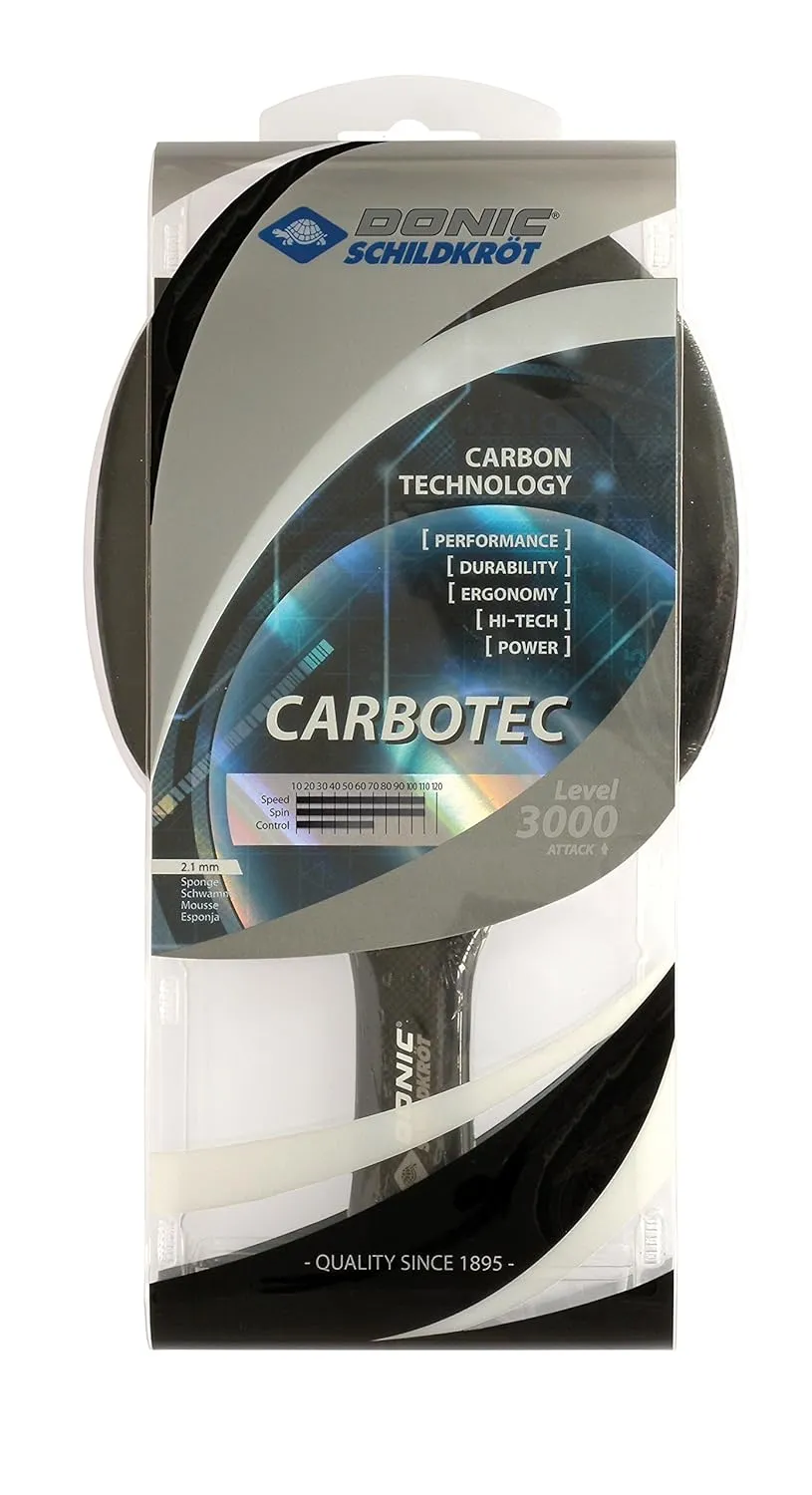 Donic Carbotec 3000 Table Tennis Bat Attacking