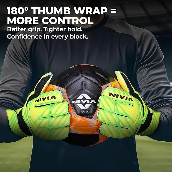 Nivia 645 Ditmar Spider Goalkeeper Gloves Size S