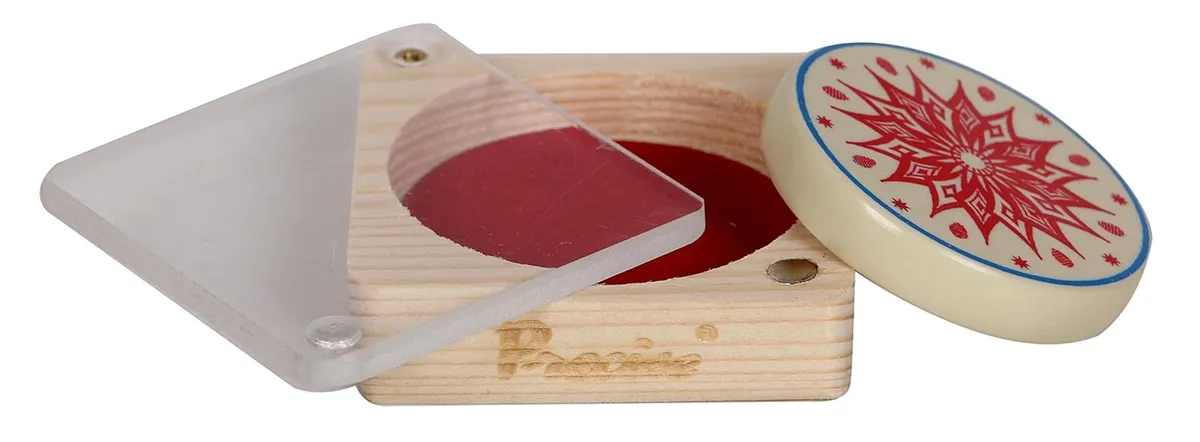 Precise Tournament (Wooden Box) Carrom Striker W-S04 15g 7.5mm AICF ICF Approved with Wooden Box