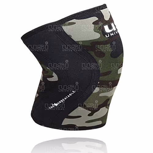 USI Universal KS5 Neoprene Knee Support Camo/Black Size XL
