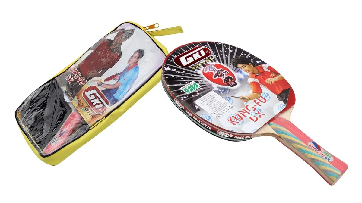 GKI Kung Fu DLX Table Tennis Bat Recreational to Club