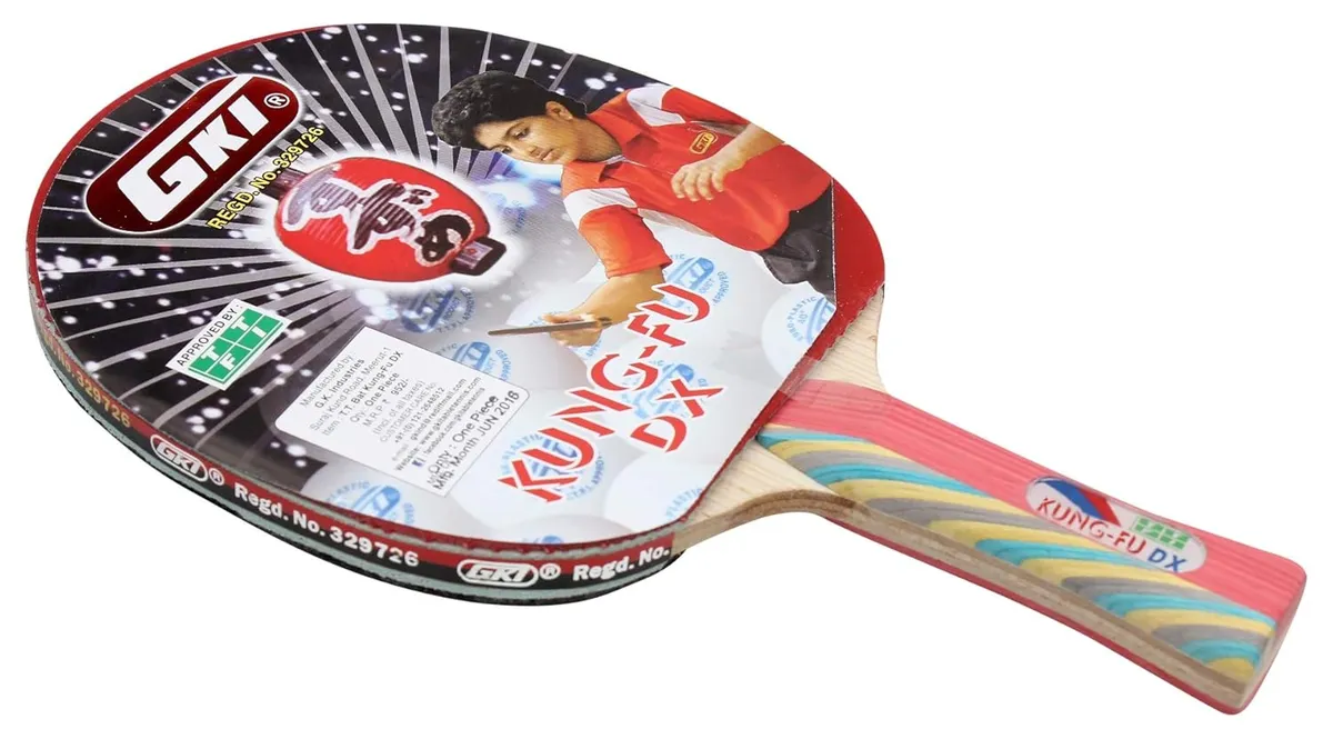 GKI Kung Fu DLX Table Tennis Bat Recreational to Club