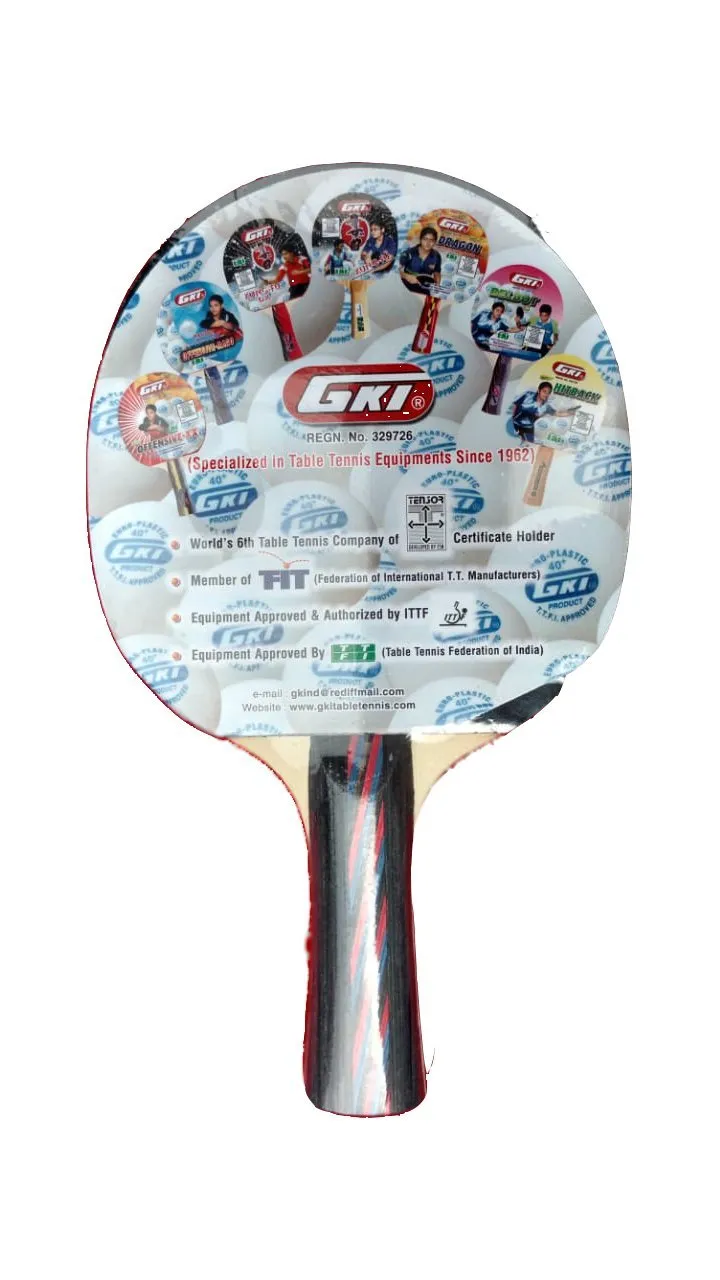 GKI Euro Fasto Table Tennis Bat Recreational to Club