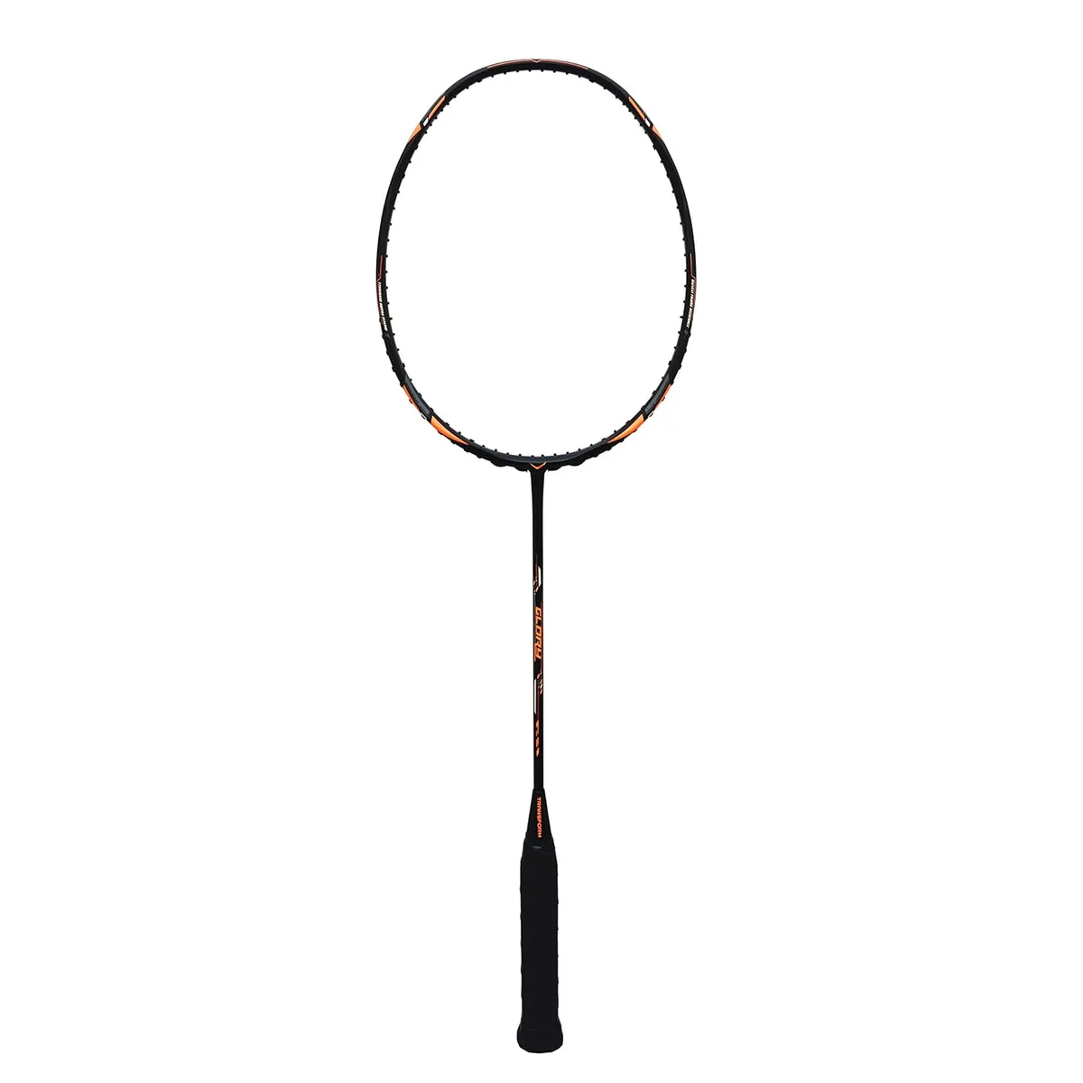 Transform Glory Badminton Racquet Balanced Black Orange
