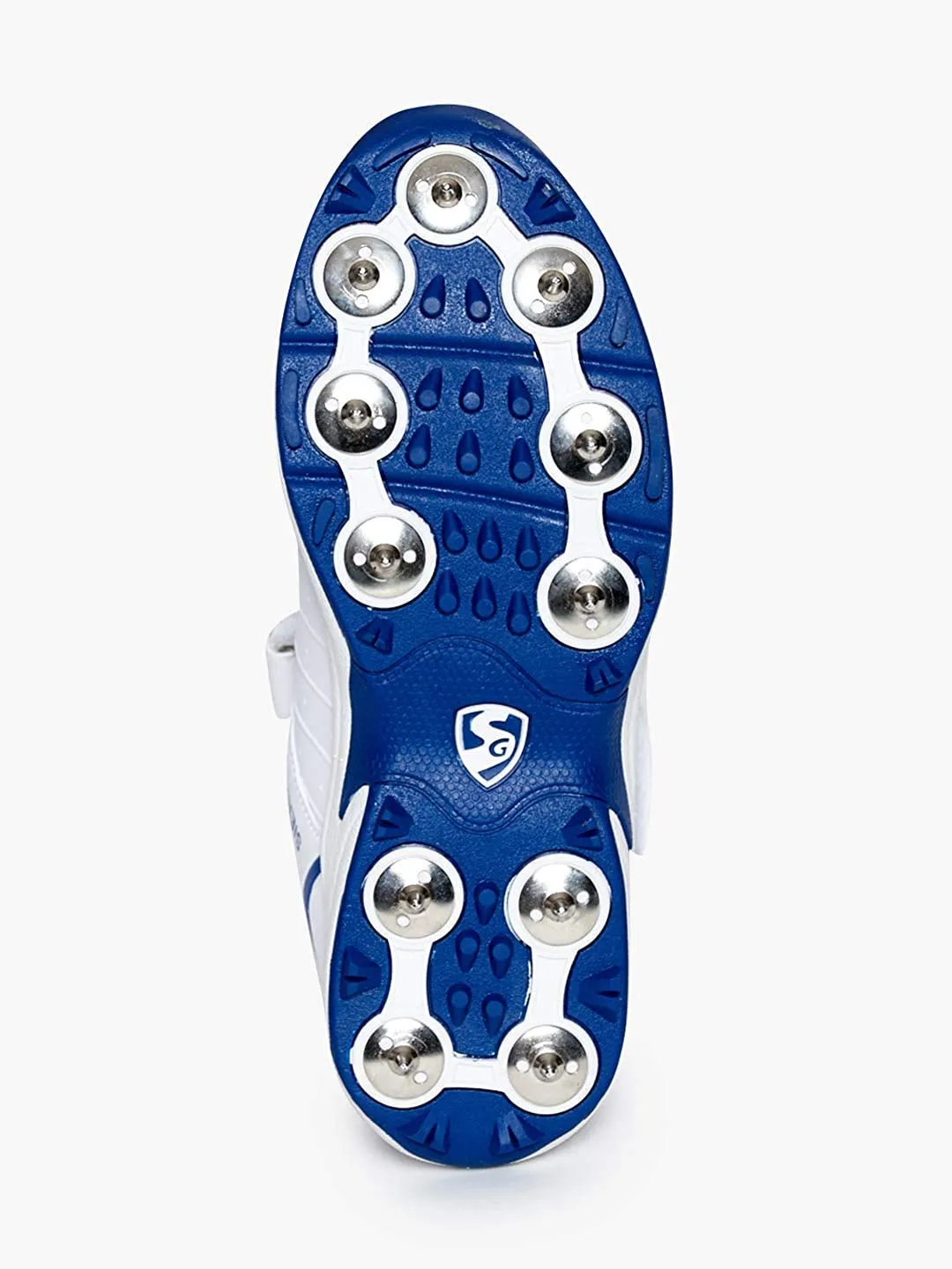 SG Sierra 2.0 Cricket Shoes White Lime Royal Blue Size 11