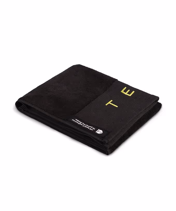 Tego Fit Anti-Microbial Sports Towel Jet Black Green