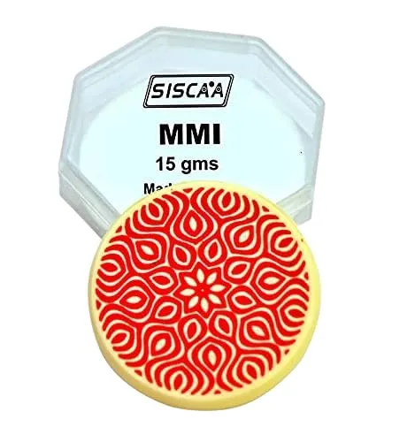 Siscaa MMI Carrom Striker 15g 7.5mm International Standard with Case
