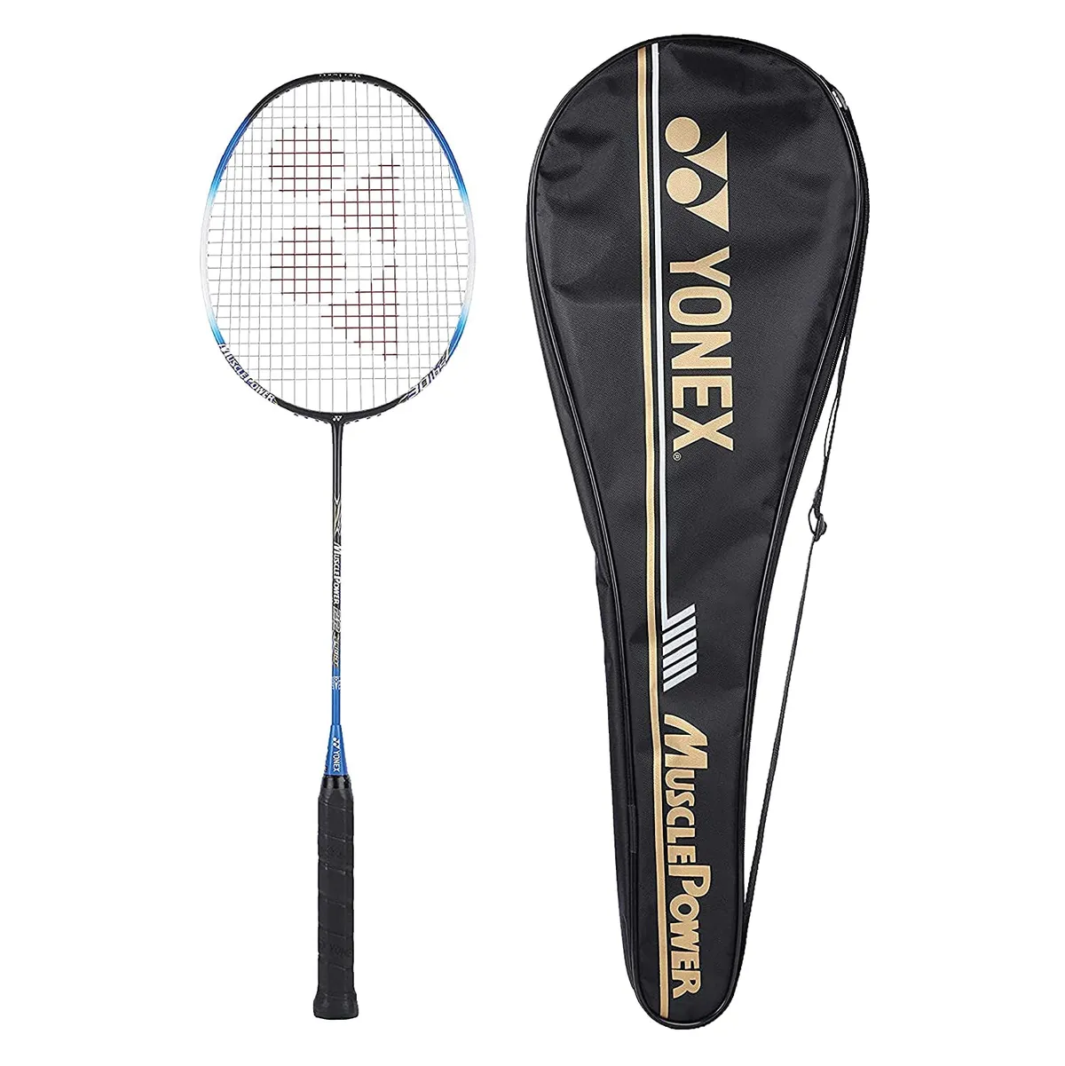 YONEX MUSCLE POWER 22 LITE Badminton Racquet Strung - Black/Blue
