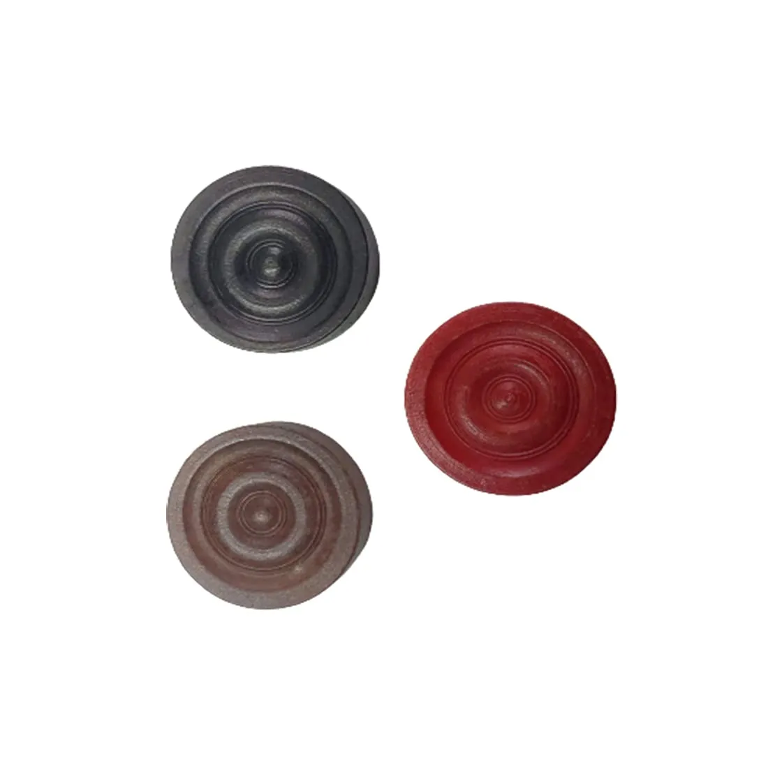 Siscaa Sumo Carrom Coins Set 8mm+ Wood Smooth Finish AICF ICF Heavy Boards (Bulldog/Jumbo)