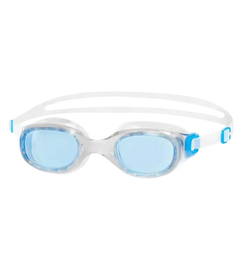 Speedo Futura Classic Swim Goggles Clear/Blue One Size (Adults)