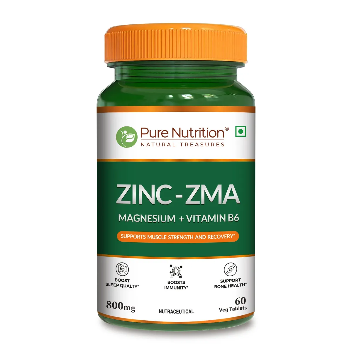 Pure Nutrition Zinc ZMA Supplement