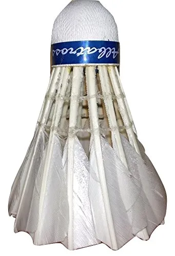 Albatross International Badminton Feather Shuttlecock Speed 72 White Pack of 10