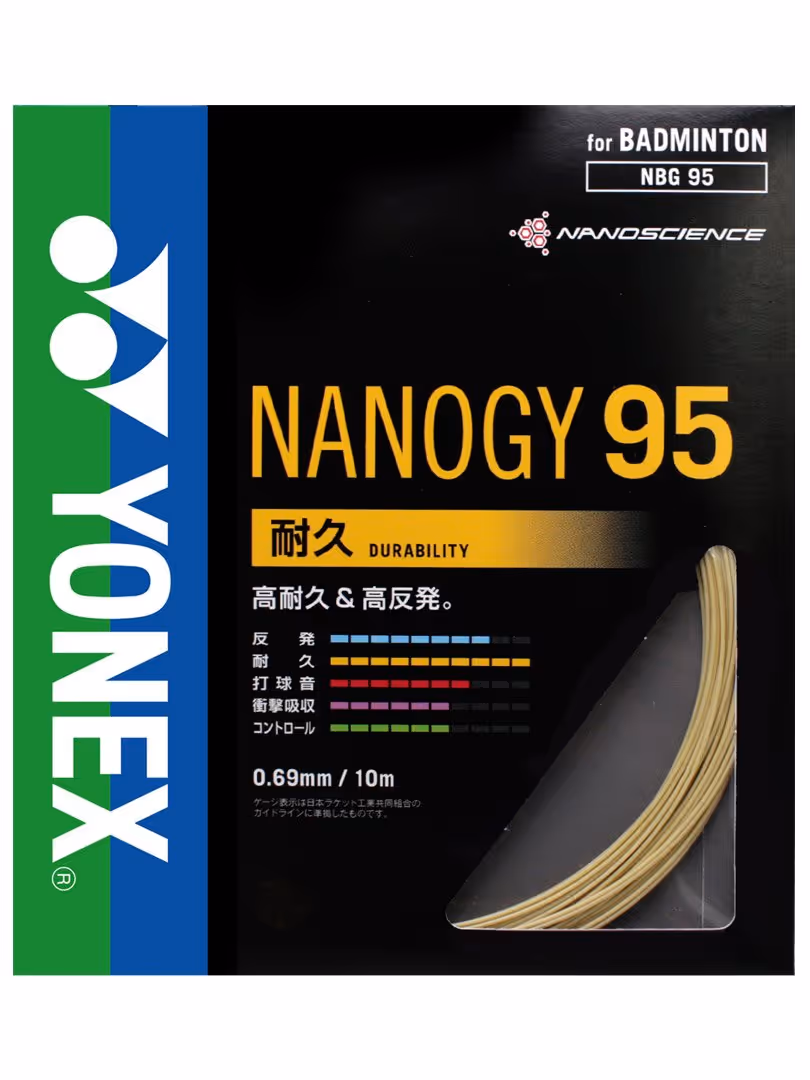 Yonex Nanogy 95 Badminton String Carbon Nanotube Rouge Pink