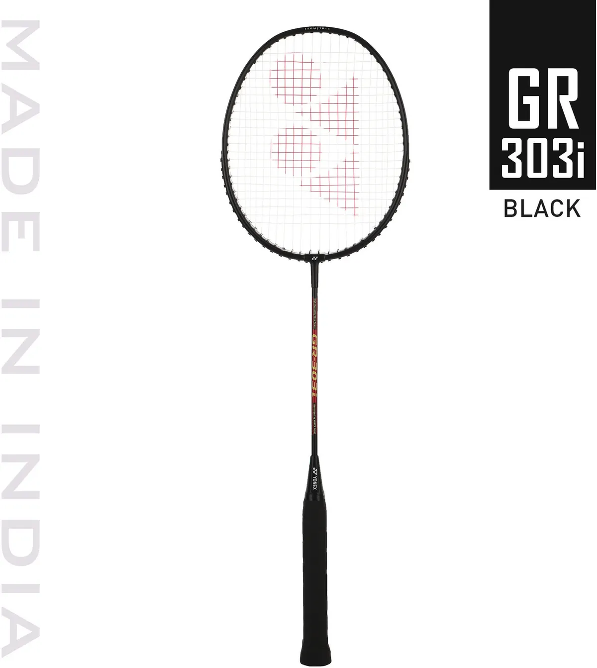 YONEX GR303I Badminton Racquet Strung - Black