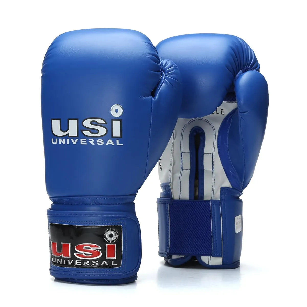 USI Universal 609MPU Lite Contest PU Boxing Gloves Blue 12oz Moulded Foam Beginner