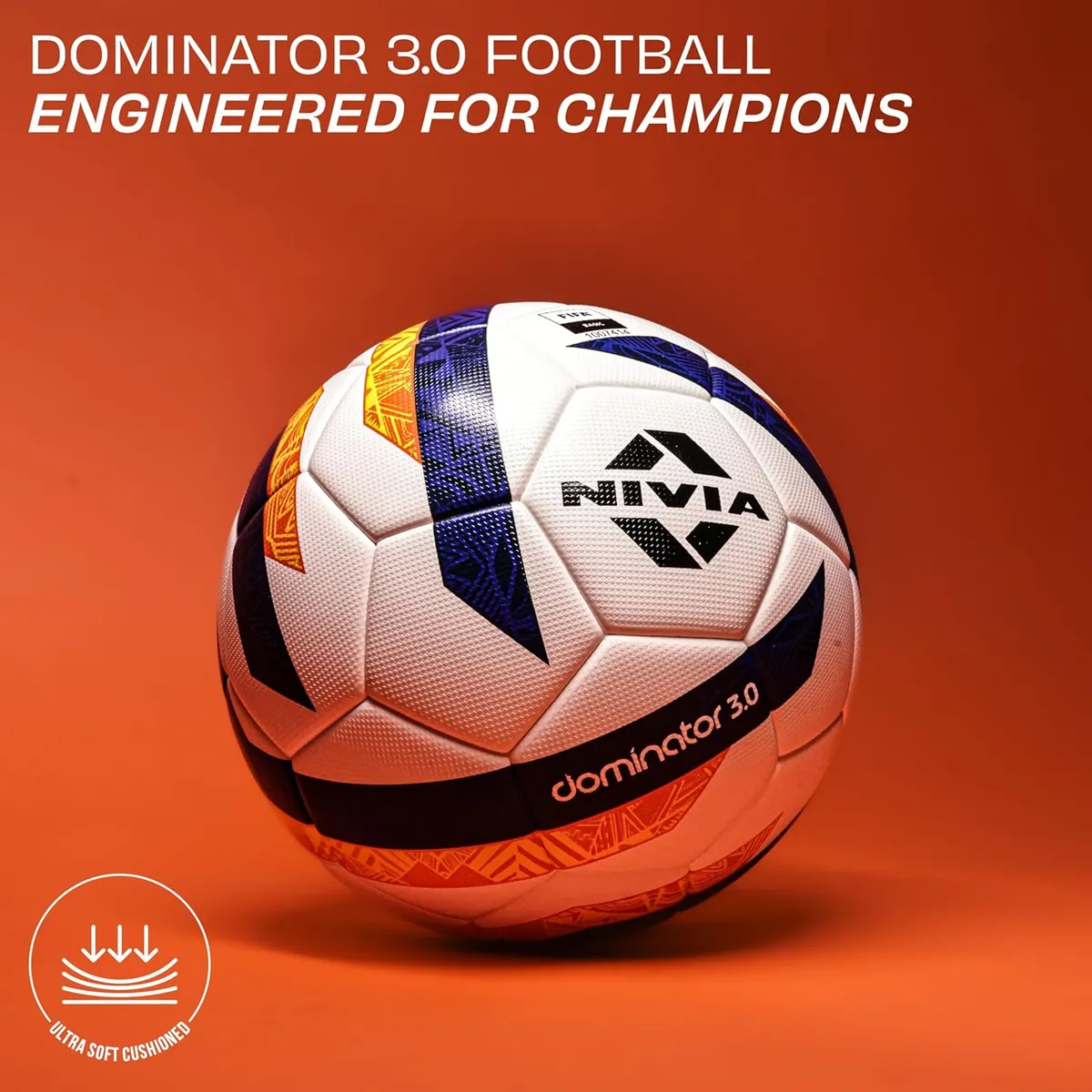 Nivia Dominator 3.0 Football FB-80083 Multicolour Size 5