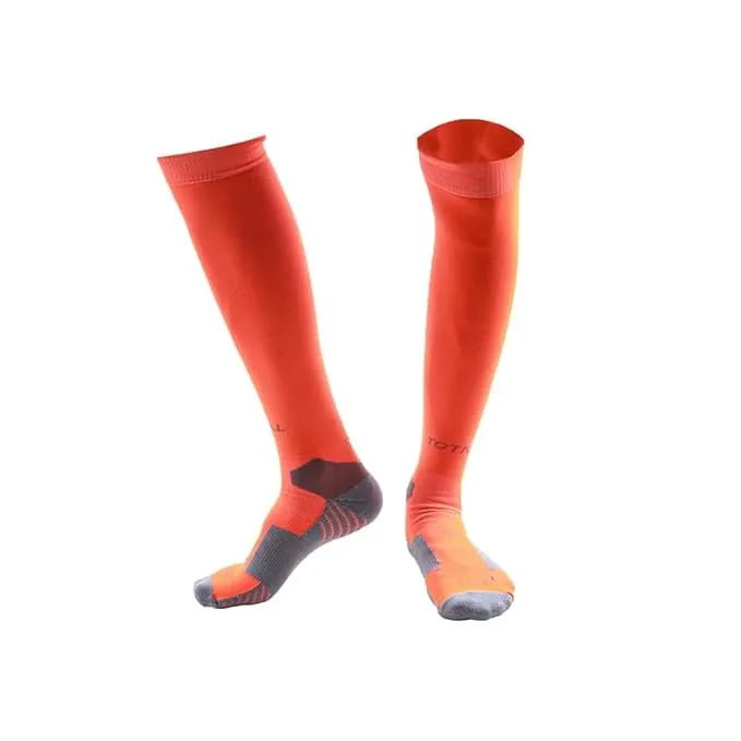 TOTAL Elite Football Stocking Orange/Grey Size L