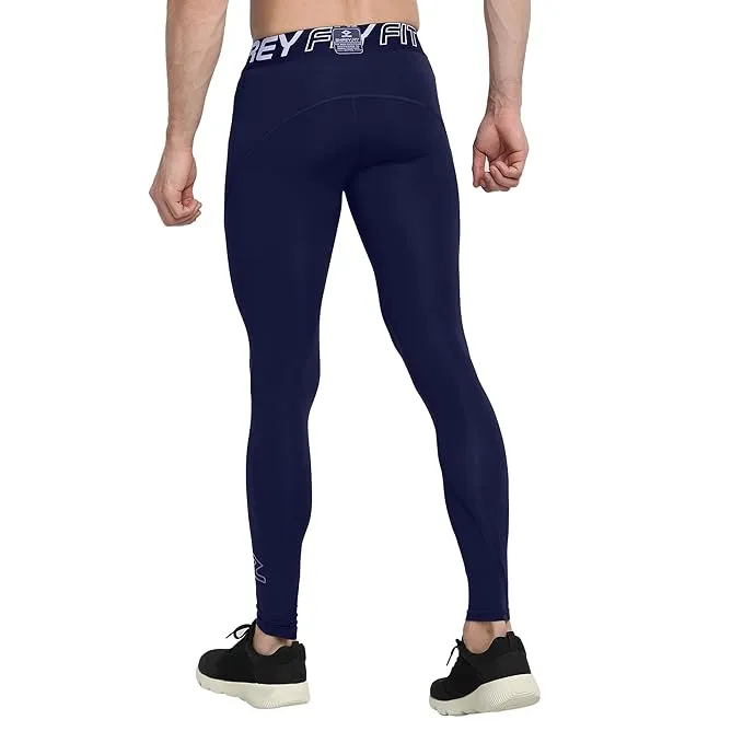 Shrey 1760 Intense Compression Long Tights Navy Blue XX-Large 92% Polyester 8% Lycra Cricket Sports