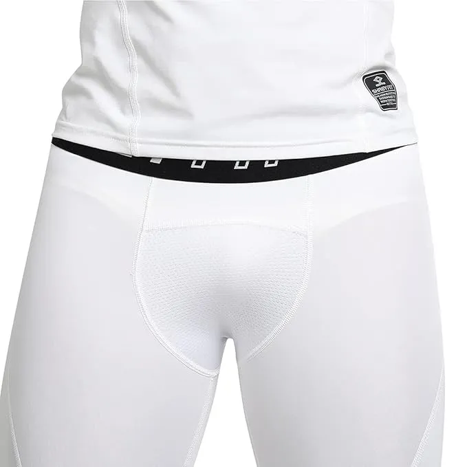 Shrey 1760 Intense Compression Long Tights White XX-Large 92% Polyester 8% Lycra Cricket Sports