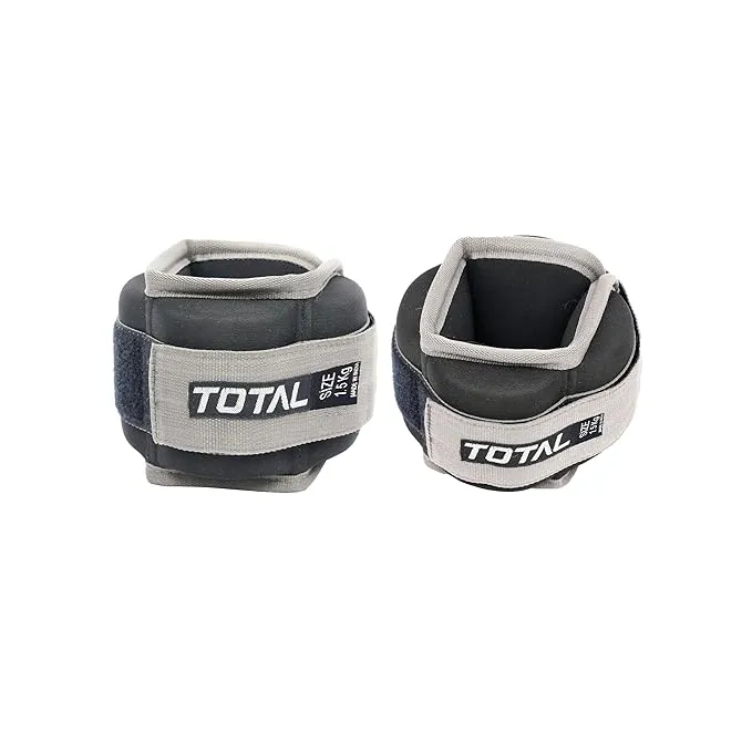 Total Sports Fitness Ankle Belt Ankle Weight 2 kg Pair Nylon Adjustable Strap