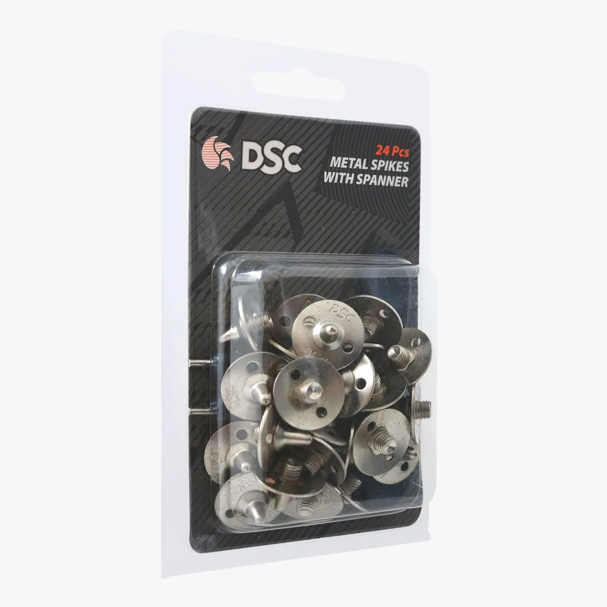 DSC Metal Cricket Spikes with Spanner Pack of 24