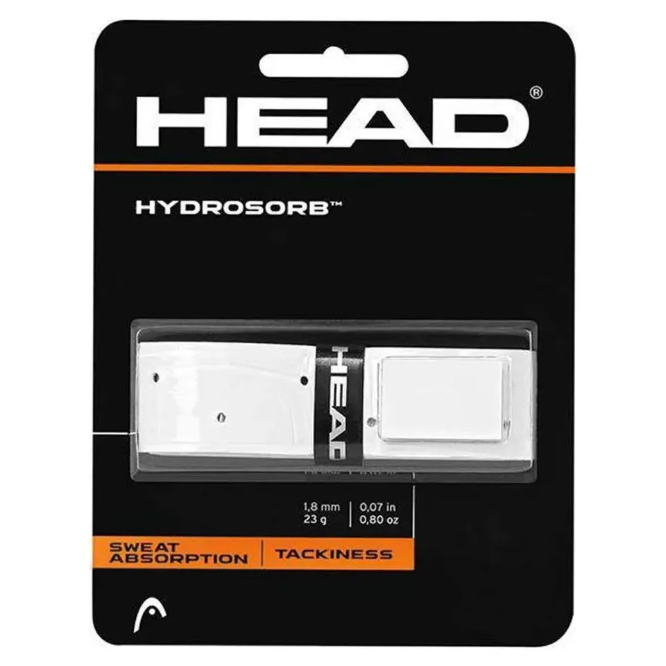 Head Hydrosorb Replacement Grip 1.75mm High-Tack Elastomer Twin-Channel System Black & White 18g