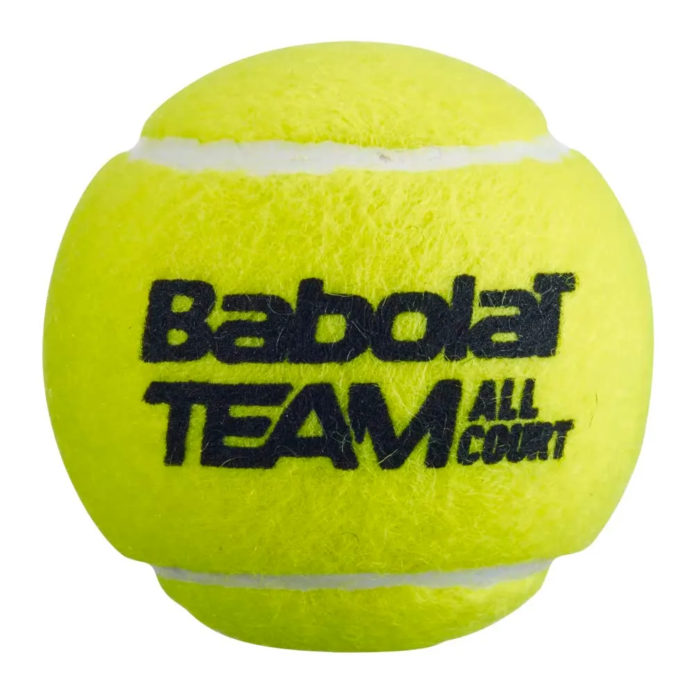 Babolat Team All Court Tennis Ball High Performance Pressurized Yellow