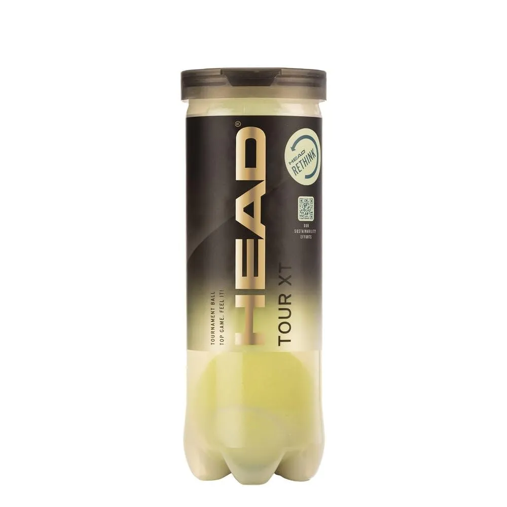 HEAD Tour XT Premium Tennis Ball Encore Core Tournament Grade Yellow